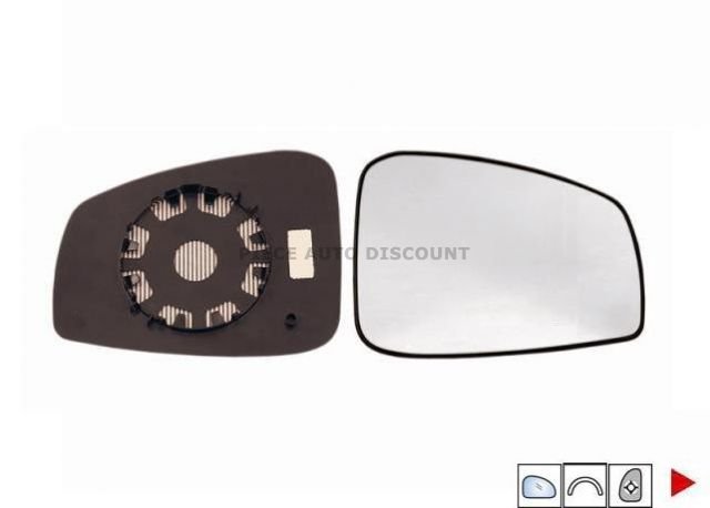 Acessar a peça Vidro azul + suporte espelho direito