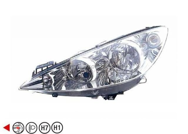 Acessar a peça Farol esquerdo H1+H7 Acessar a peça Farol esquerdo H1+H7