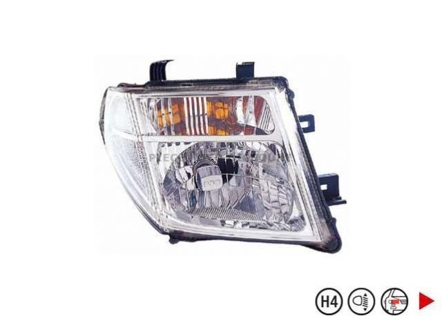 Acessar a peça Farol elétrico H4 do lado direito
