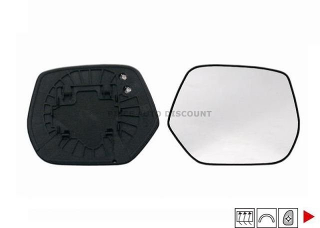 Acessar a peça Cristal com soporte direito, convexo, termico