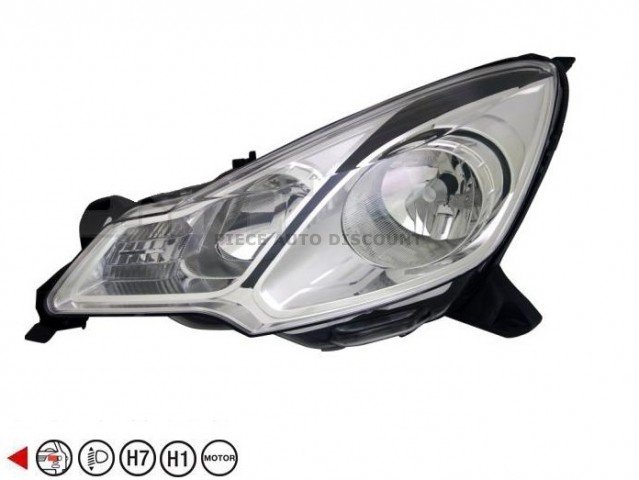 Acessar a peça Farol esquerdo H1+H7 Acessar a peça Farol esquerdo H1+H7