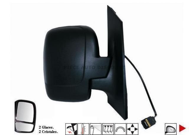 Acessar a peça Espelho direito rebatível elétrico aquecido aquecido + sonda [2 copos]