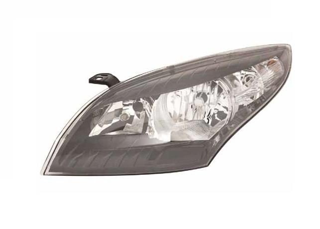 Farol esquerdo, H7+H7 (preto)