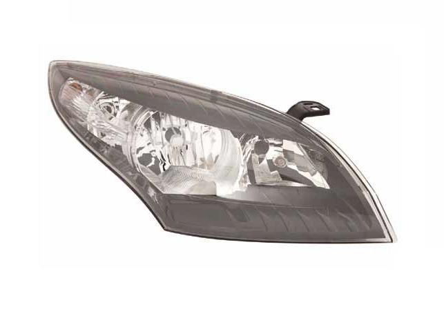 Farol direito H7+H7 [Preto].
