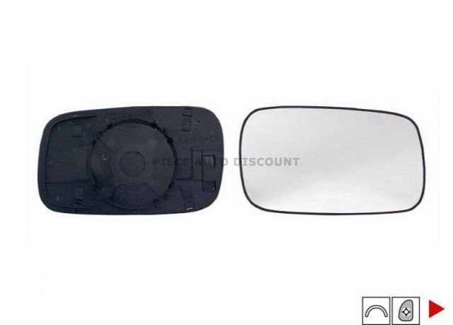 Acessar a peça Vidro + suporte do retrovisor direito