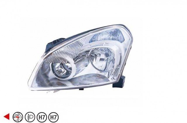 Acessar a peça Farol esquerdo elétrico H7+H7