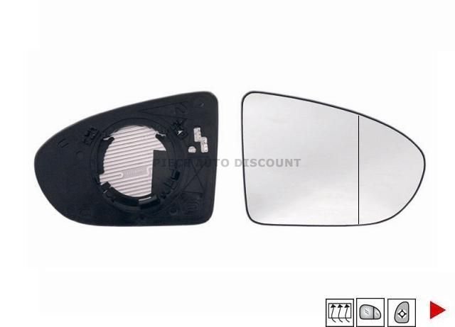 Acessar a peça Vidro com suporte direito asferico, termico