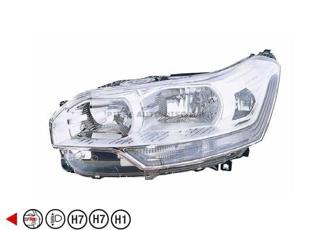 Acessar a peça Farol elétrico do lado esquerdo, H7+H1+H7 (motor) Acessar a peça Farol elétrico do lado esquerdo, H7+H1+H7 (motor)