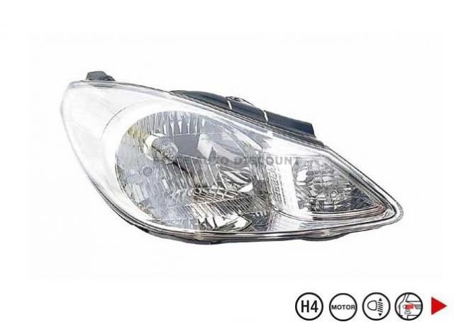 Acessar a peça Farol elétrico H4 do lado direito Acessar a peça Farol elétrico H4 do lado direito