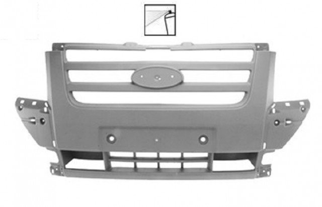 Acessar a peça Centro para choques frente preparado