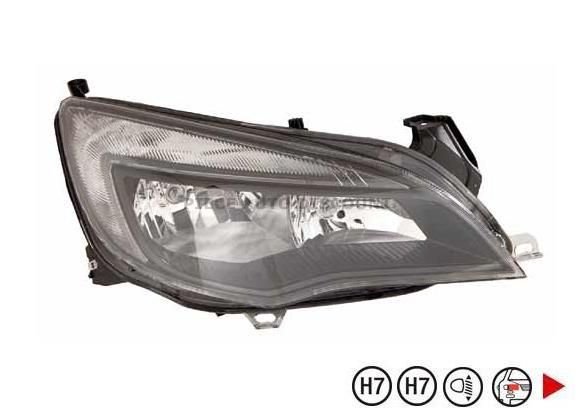 Acessar a peça Farol direito eletrico com motor/base preta h7+h7+w21/5w tipo he