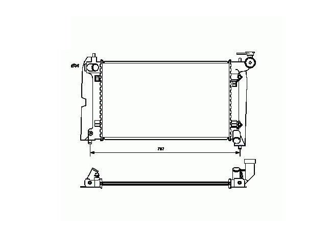 Radiador 1.6l vvt-i a gasolina TOYOTA COROLLA  pour TOYOTA COROLLA Radiador 1.6l vvt-i a gasolina TOYOTA COROLLA  pour TOYOTA COROLLA