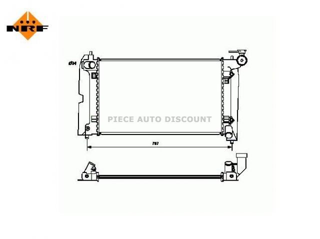 Acessar a peça Radiador 1.6l vvt-i a gasolina Acessar a peça Radiador 1.6l vvt-i a gasolina