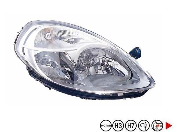 Acessar a peça Farol direito eletrico com motorh3+h7+py21w+w5w Acessar a peça Farol direito eletrico com motorh3+h7+py21w+w5w