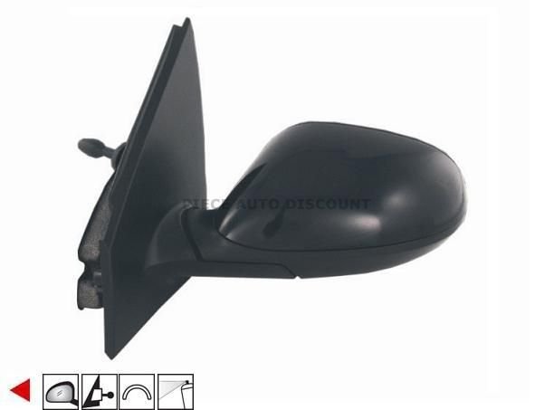 Acessar a peça Espelho retrovisor mecânico esquerdo, preparado (até 2010)