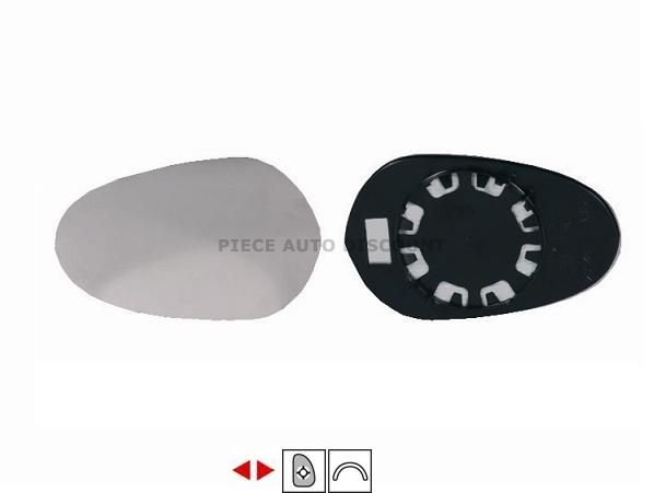 Acessar a peça Vidro com suporte reversivel convexo