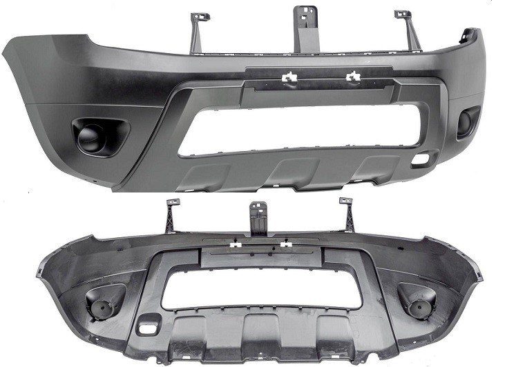 Para choques frente preto com buracos nevoeiro