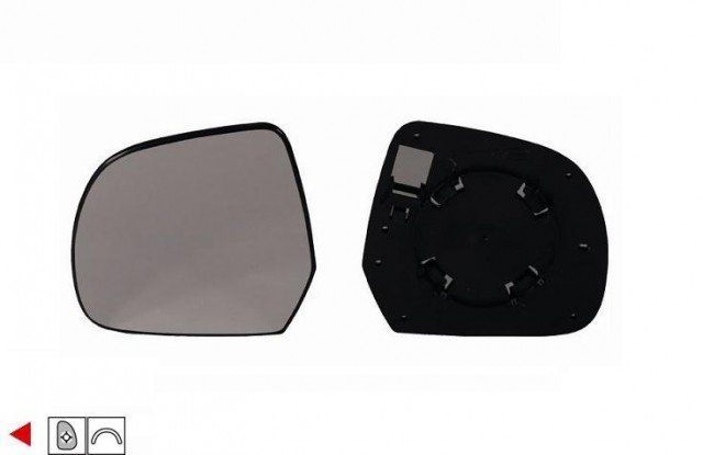 Acessar a peça Vidro + suporte espelho esquerdo Acessar a peça Vidro + suporte espelho esquerdo