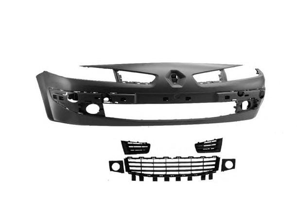 Acessar a peça Para choques frente preparado com grelhas cinzento prata