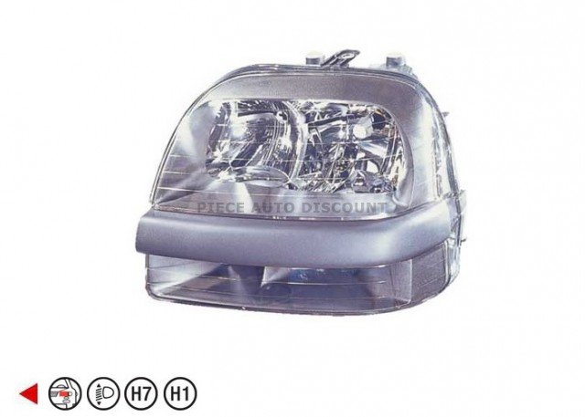 Acessar a peça Farol esquerdo H1+H7 Acessar a peça Farol esquerdo H1+H7