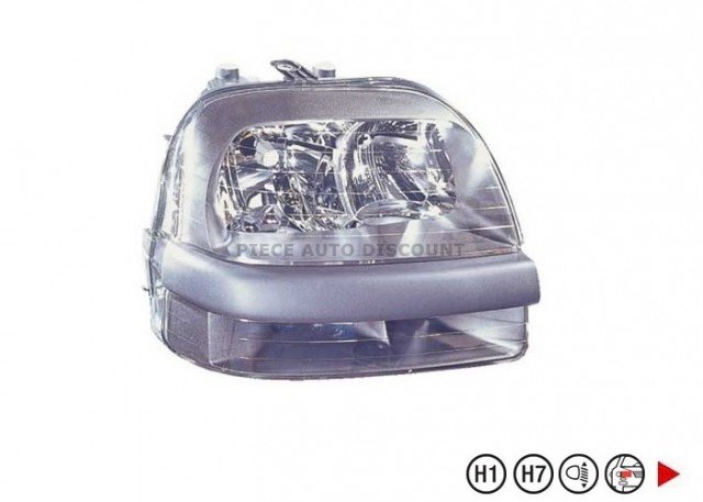 Acessar a peça H1+H7 farol direito Acessar a peça H1+H7 farol direito
