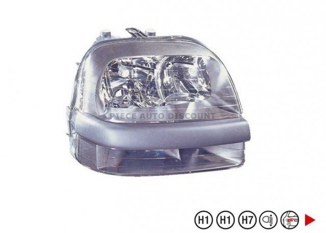 Acessar a peça Farol direito H1+H7+H1 Acessar a peça Farol direito H1+H7+H1