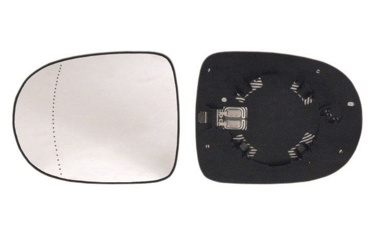 Vidro do espelho esquerdo aquecido + suporte grande angular RENAULT TWINGO  pour RENAULT TWINGO  Vidro do espelho esquerdo aquecido + suporte grande angular RENAULT TWINGO  pour RENAULT TWINGO