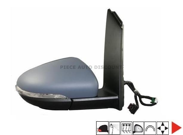 Acessar a peça Espelho direito eletrico, convexo, termico, preparado, com pisca, 6 pins