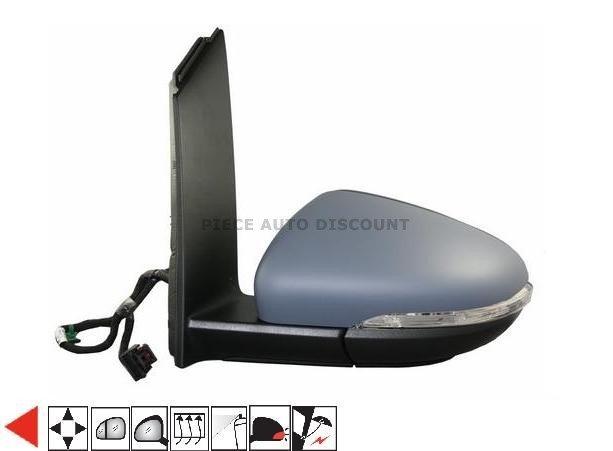 Acessar a peça Espelho esq. eletric,asf.,term.,preparado,guarda lamatible,pisca,com luz cortesia,6pins