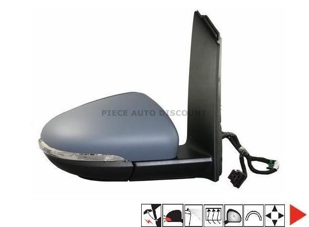 Acessar a peça Espelho dir. eletr.,conv.,term.,preparado,guarda lamatible,pisca,com luz cortesia,9pins