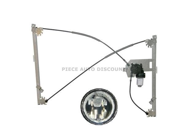 Acessar a peça Elevador vidro frontal esquerdo eletrico com motor não confort 2 portas/furgão 2 pins