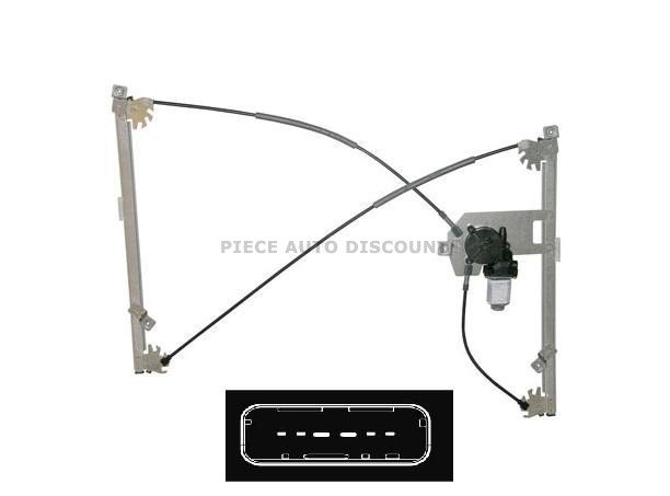 Acessar a peça Elevador vidro frontal esquerdo eletrico com motor confort 2portas 6 pins