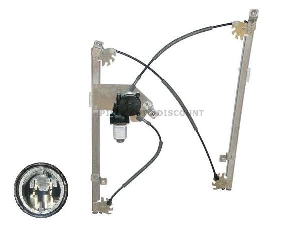 Acessar a peça Elevador vidro frente direito eletrico com motor não confort 4 portas 2 pins