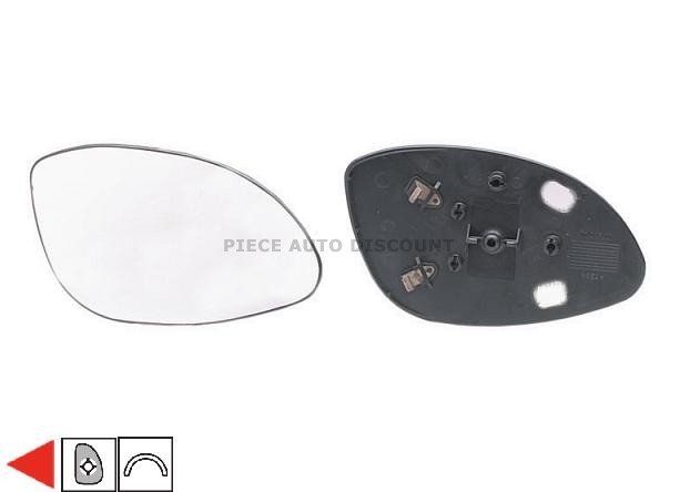 Acessar a peça Vidro com suporte esquerdo convexo