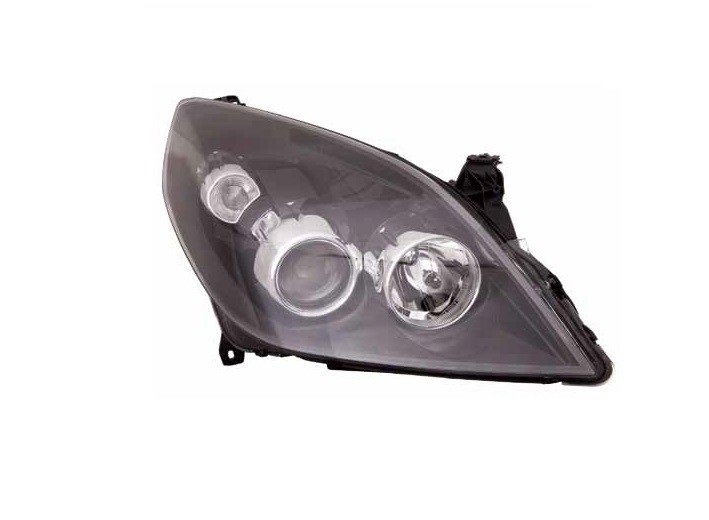 Acessar a peça Farol reto H1+H7 [Preto]