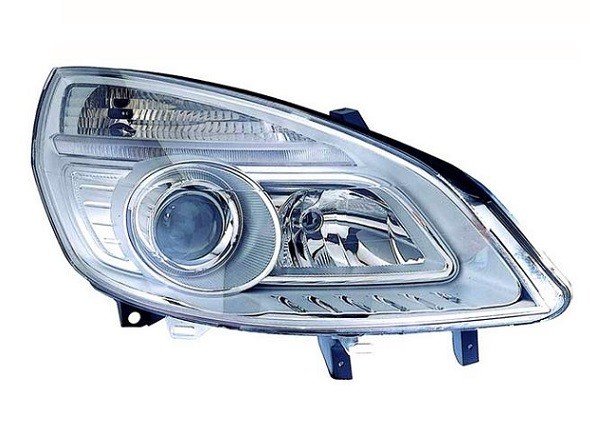 Farol direito H1+H7 [Cromado]