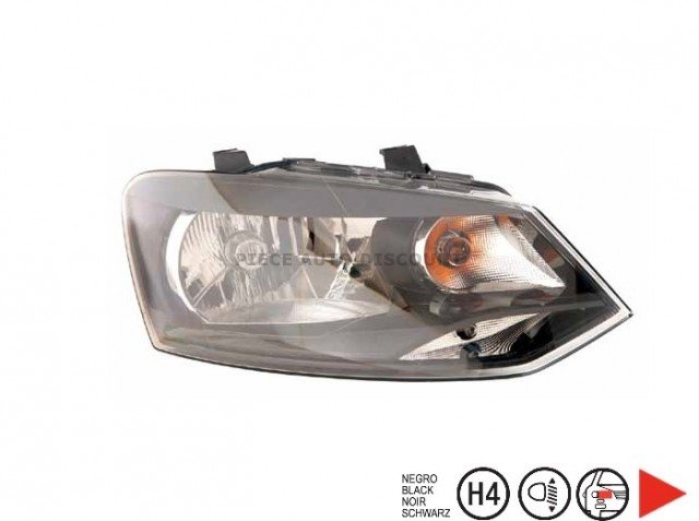 Acessar a peça Farol direito H4 [Preto].