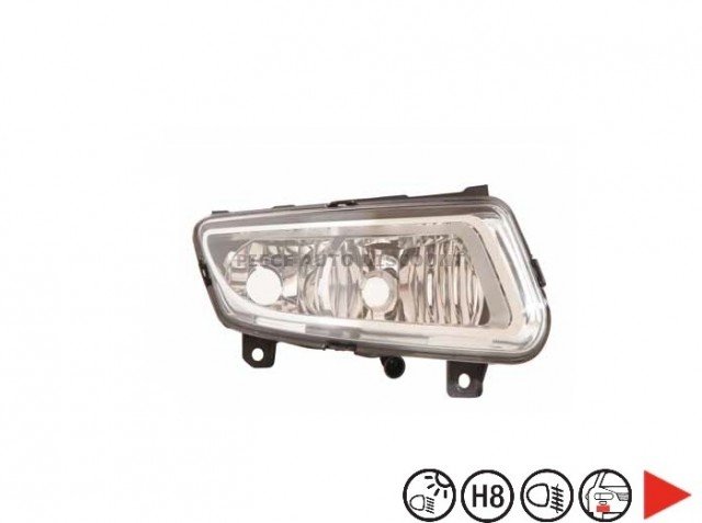 Acessar a peça Luz nevoeiro direito com luz de dia/h8/p21w Acessar a peça Luz nevoeiro direito com luz de dia/h8/p21w