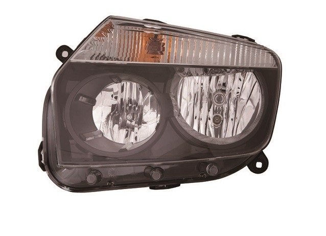 Farol esquerdo h1+h7 [preto]