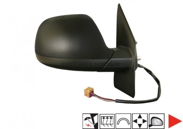 Acessar a peça Espelho direito eletrico, convexo, termico, guarda lamatible, 9 pins