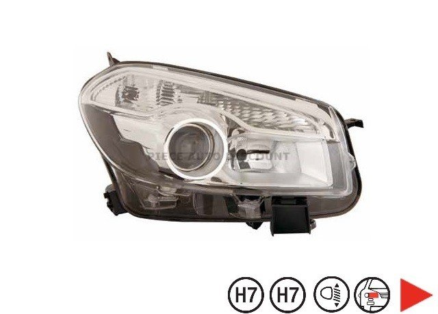 Acessar a peça H7+H7 farol direito elétrico