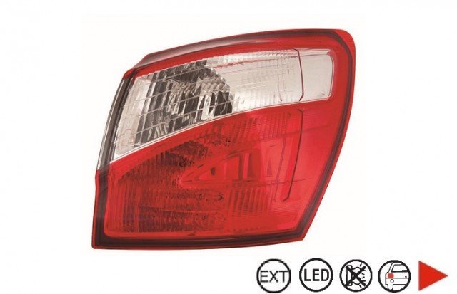Acessar a peça Luz LED exterior traseira direita