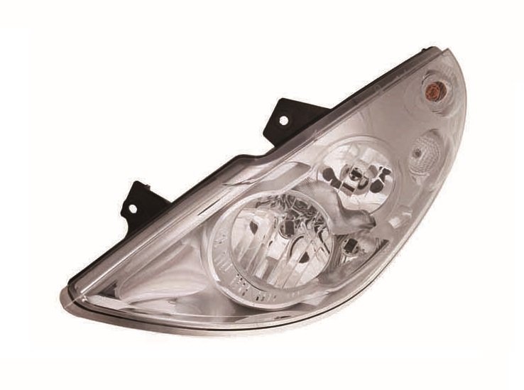 Farol esquerdo H7+H7+H1