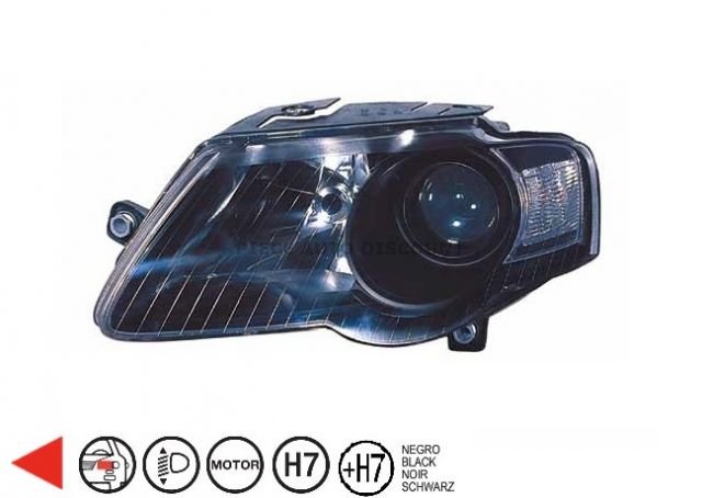 Acessar a peça Farol esquerdo h7+h7 [preto]