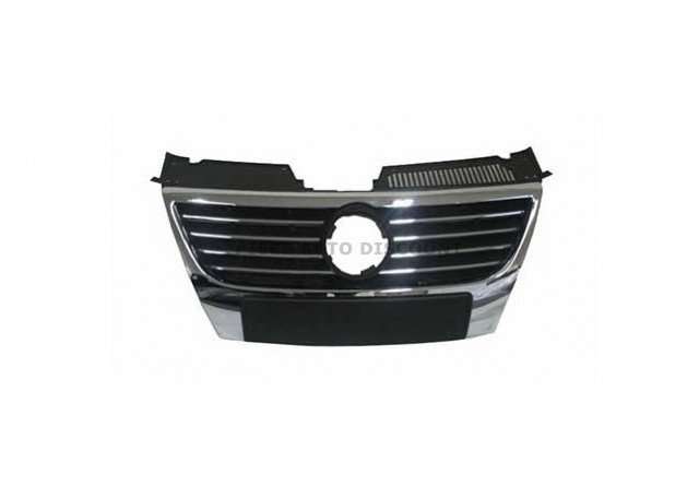 Acessar a peça Grelha frente com friso e quadro cromado (anagrama 150mm)