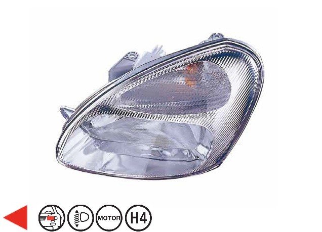 Acessar a peça Farol esquerdo h4 Acessar a peça Farol esquerdo h4