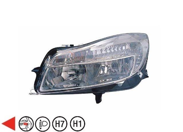 Acessar a peça Farol esquerdo H1+H7 Acessar a peça Farol esquerdo H1+H7