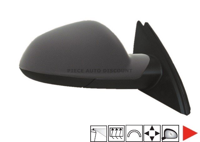 Acessar a peça Espelho direito eletrico, convexo, termico, preparado, 5 pins