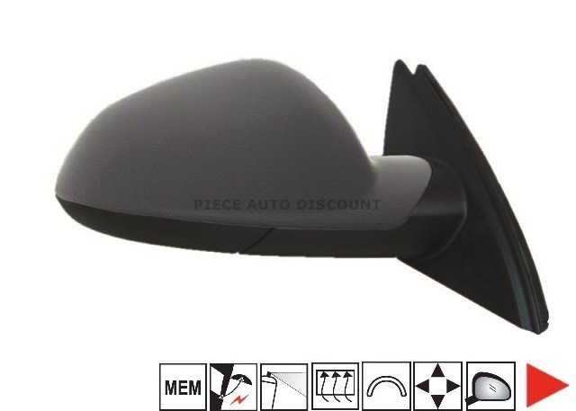 Acessar a peça Retrovisor direito elétrico, aquecido, dobrável, com memória, preparado