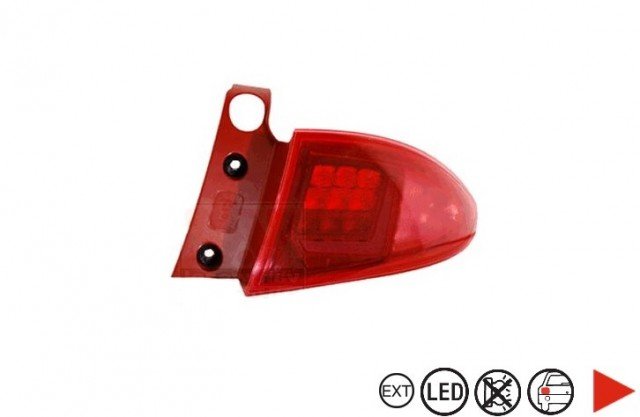 Acessar a peça Farolim traseiro exterior direito [LED]
